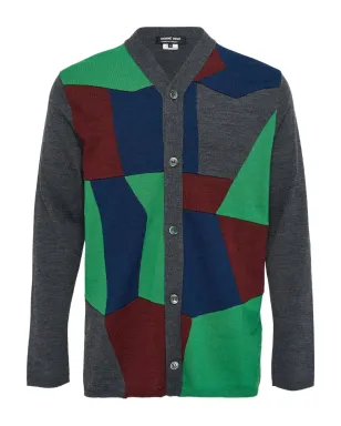 Comme des Garçons Homme Deux パッチワークカーディガン - サムネイル1