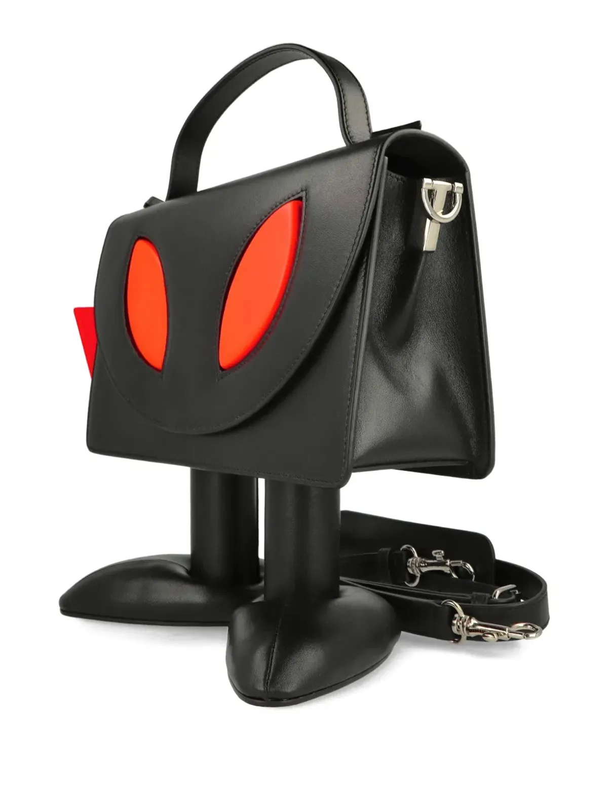 Walter Van Beirendonck エイリアンレザー トートバッグ - 画像3