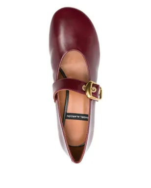 ANGEL ALARCON バックルディテール ブロックヒール パンプス - サムネイル4