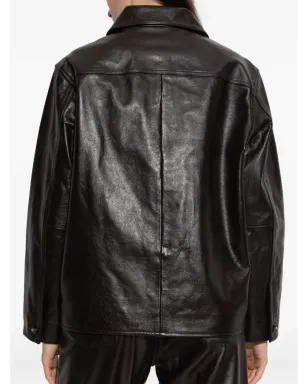 rag & bone パネルデザイン レザー ジャケット - サムネイル4