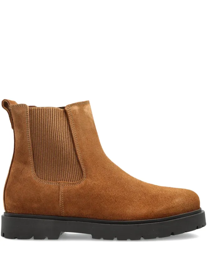 Birkenstock Birkenstock ハイウッド スエード プラットフォームブーツ - ブラウンの商品画像