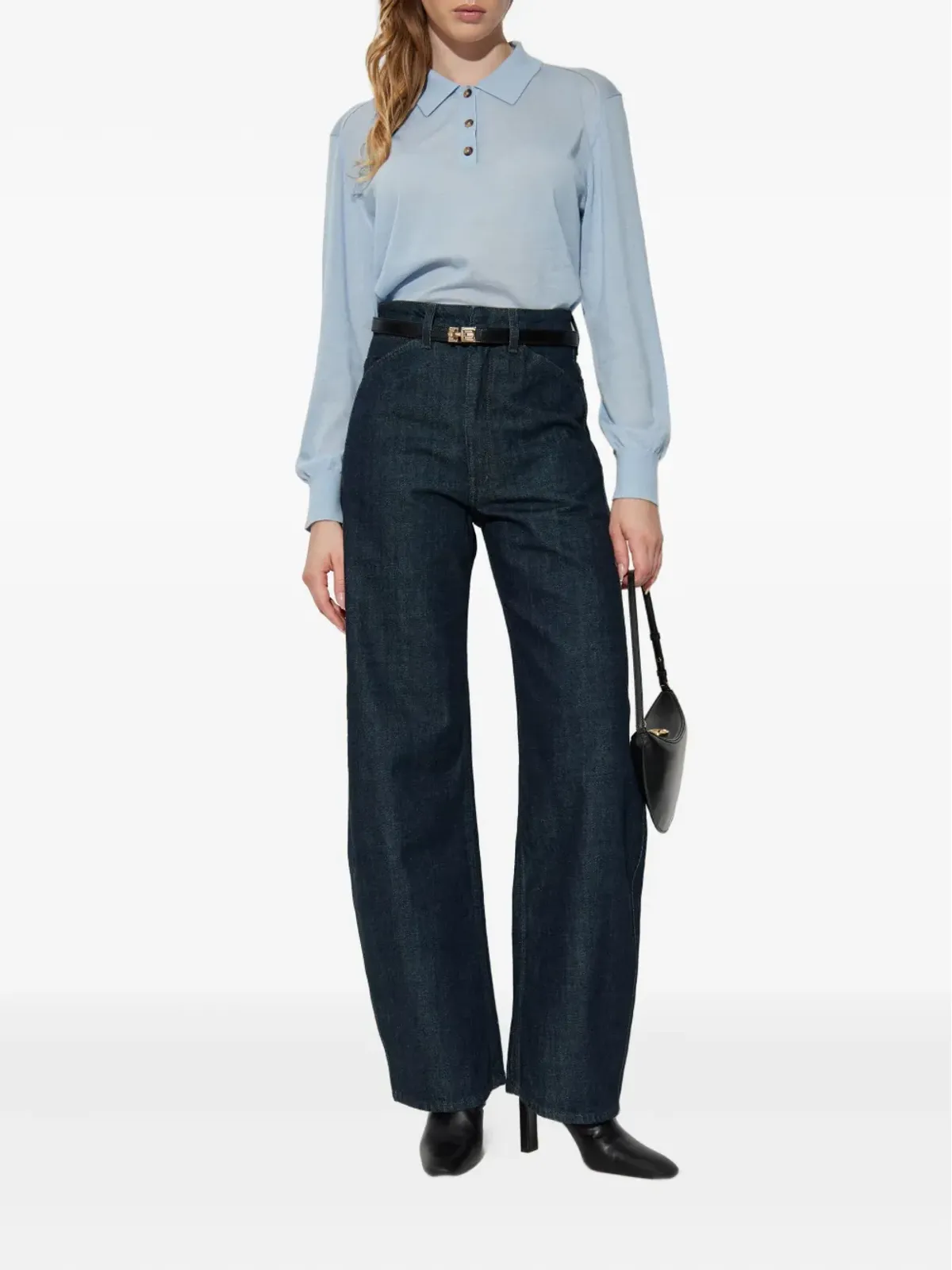 rag & bone ボタン付きポロトップ - 画像2