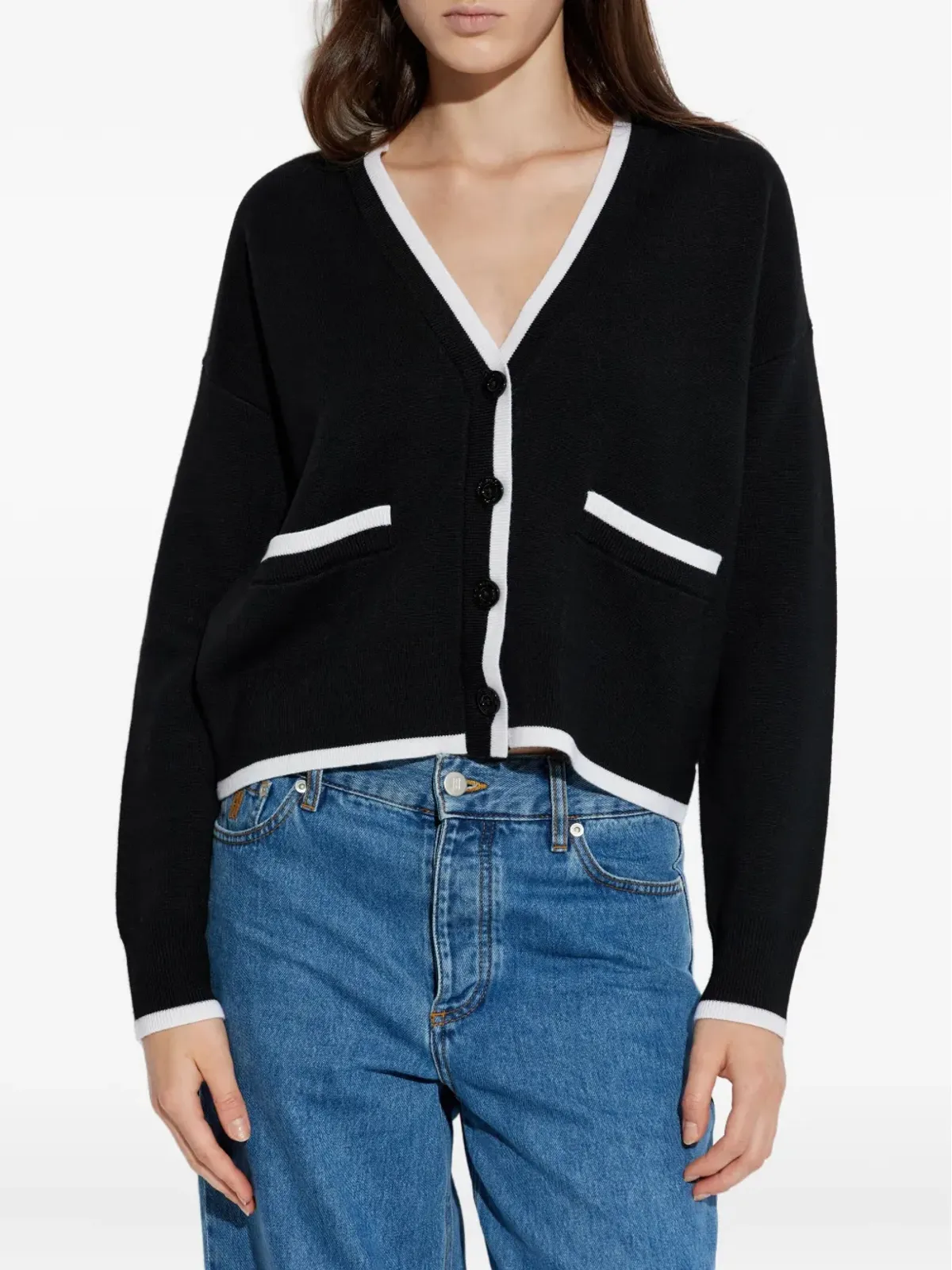 Kate Spade Vネック ウール カーディガン - 画像3