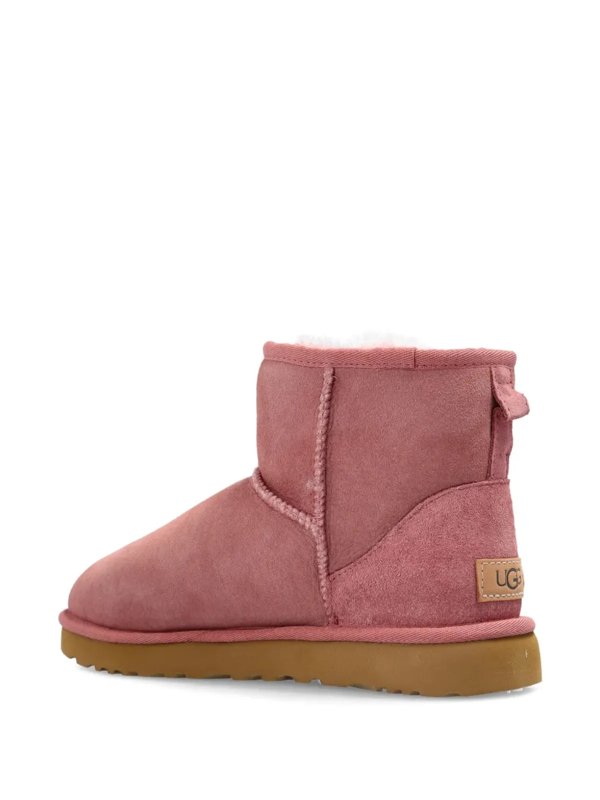 UGG クラシック ミニ II スエード ブーツ ピンク - 画像4