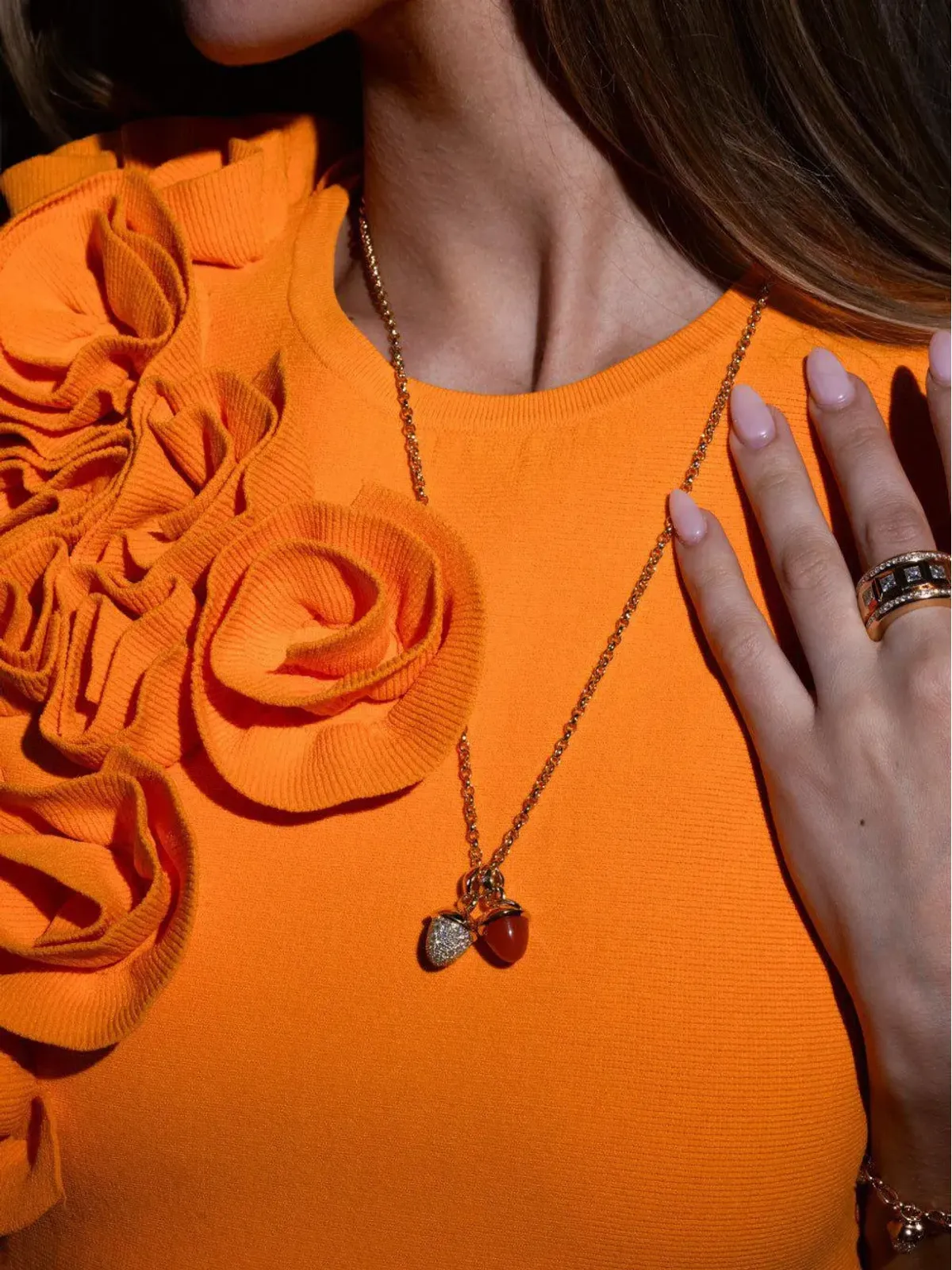 TAMARA COMOLLI 18K イエローゴールド ミカド ダイヤモンド ペンダント - 画像2