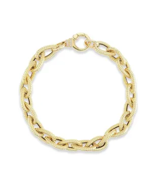 Sorellina 18Kイエローゴールド ティアドロップ ダイヤモンド ブレスレット - サムネイル1