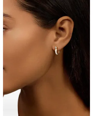 Melissa Kaye 18Kイエローゴールド ハニー ダイヤモンド ピアス - サムネイル2