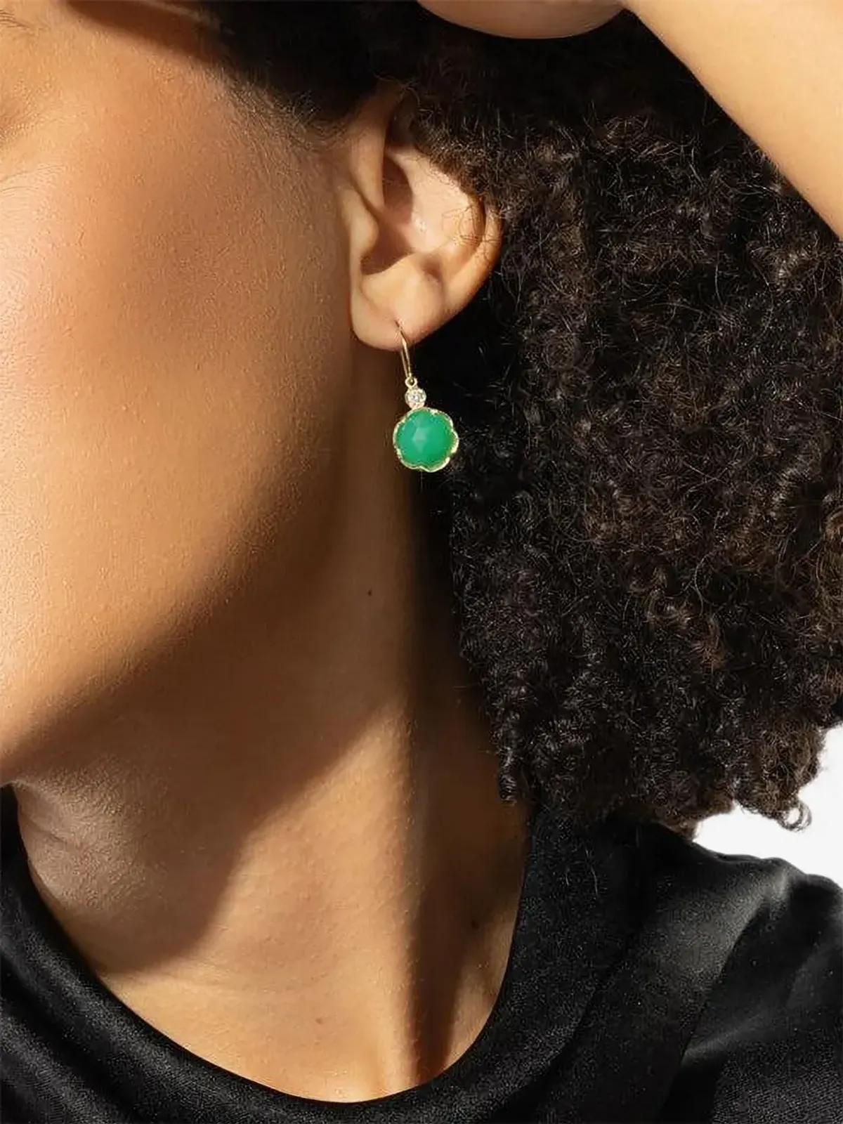 Irene Neuwirth 18Kイエローゴールド ダイヤモンド ピアス - 画像2