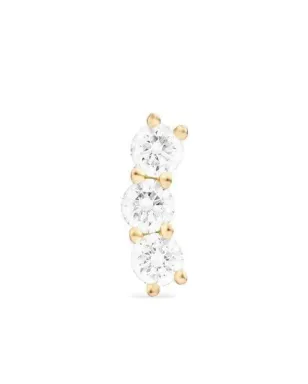 Melissa Kaye トリプレット ダイヤモンド スタッド ピアス - サムネイル1