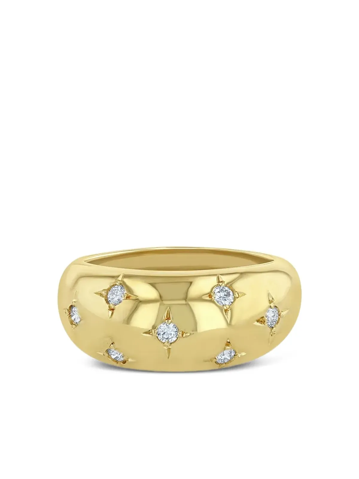 Zoë Chicco 14K イエローゴールド アウラ ダイヤモンド リング - 画像1