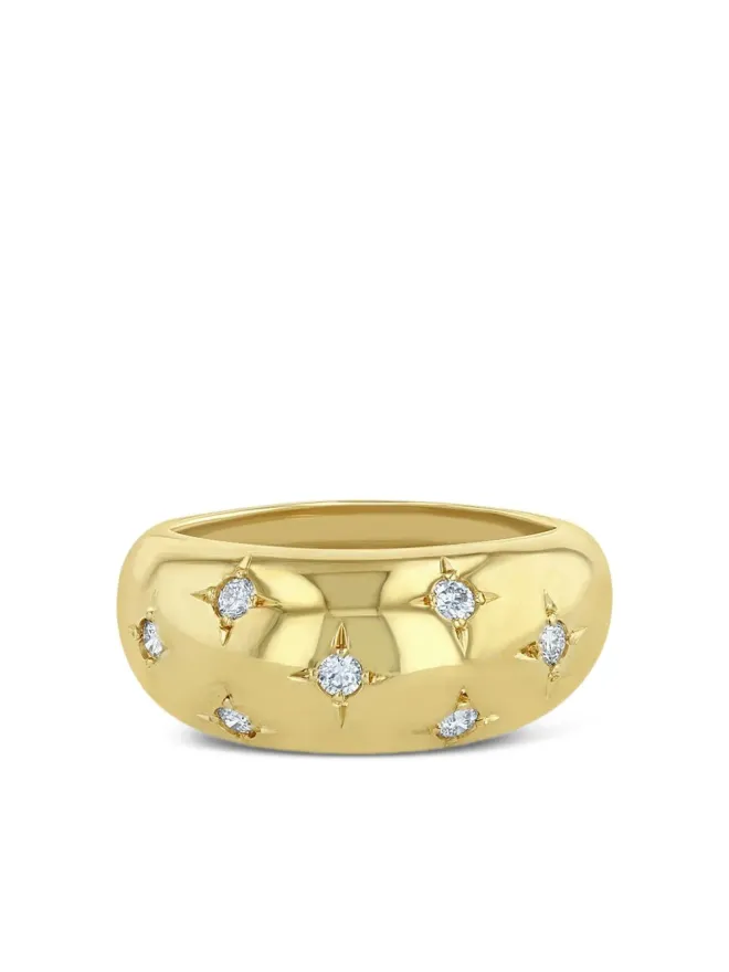 Zoe Chicco Zoë Chicco 14K イエローゴールド アウラ ダイヤモンド リングの商品画像