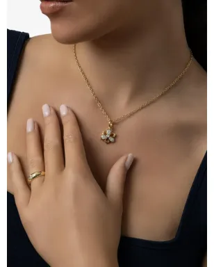 Sara Weinstock 18K yellow gold Lierre diamond pendant charm - サムネイル2