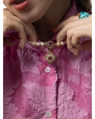 Storrow Jewelry ヴィヴィエンヌ・メダリオン ネックレス - サムネイル2