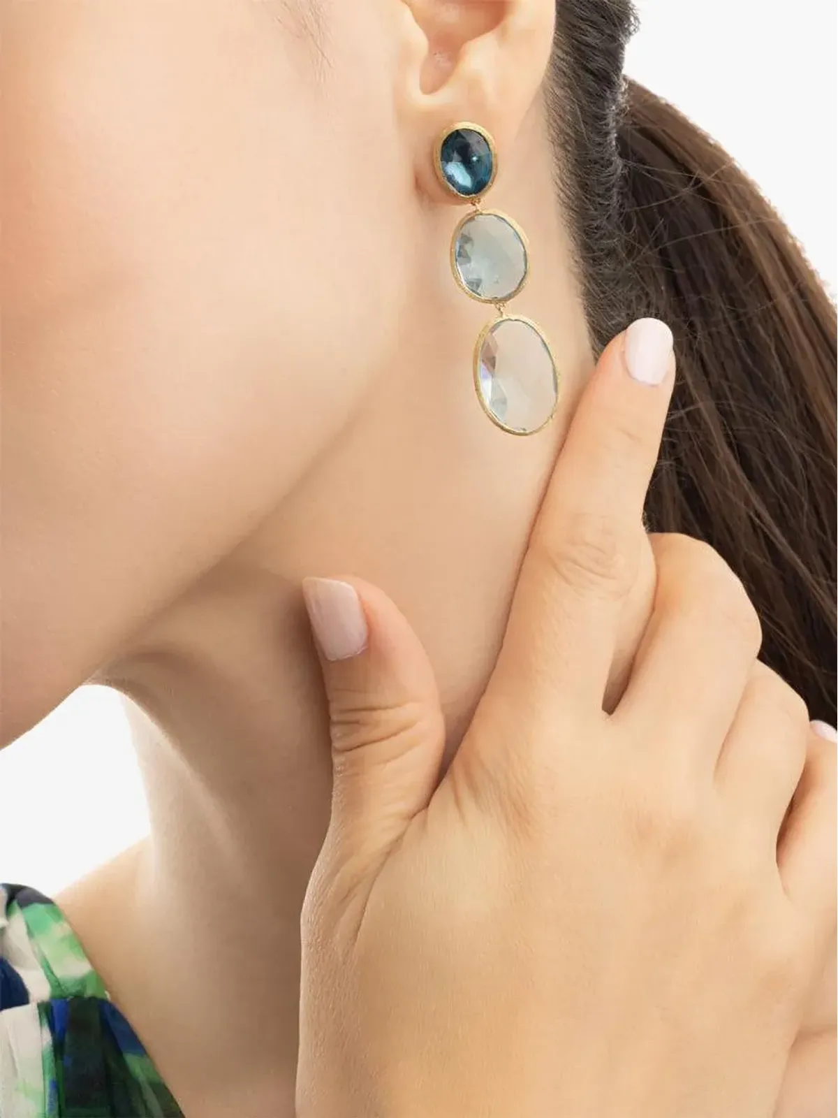 Marco Bicego Lunaria トパーズ イヤリング - 画像4