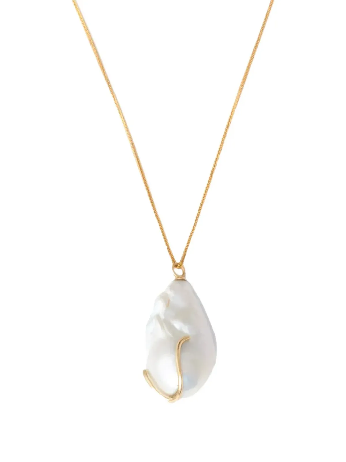 YI Collection 18ktイエローゴールド金継ぎネックレス - 画像3