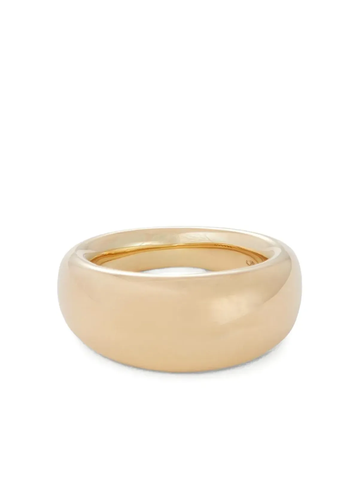 Sidney Garber 18K イエローゴールド フレンチドームリング - 画像1