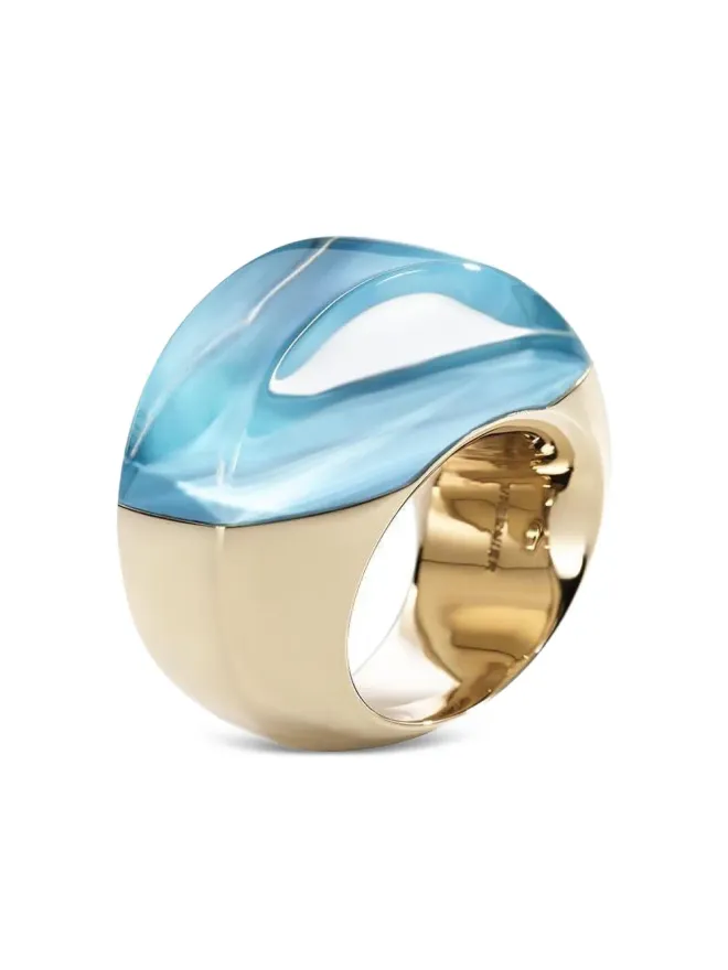 VHERNIER VHERNIER 18K rose gold Aladino turquoise ringの商品画像