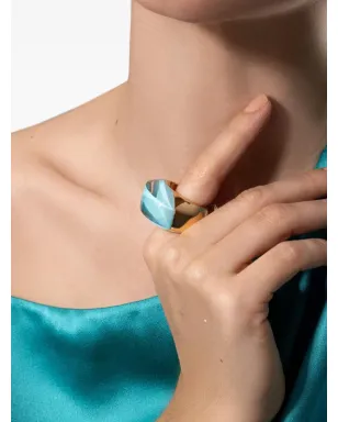 VHERNIER 18K rose gold Aladino turquoise ring - サムネイル3
