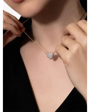 VHERNIER 18K ローズゴールド Freccia ダイヤモンド ネックレス - サムネイル3