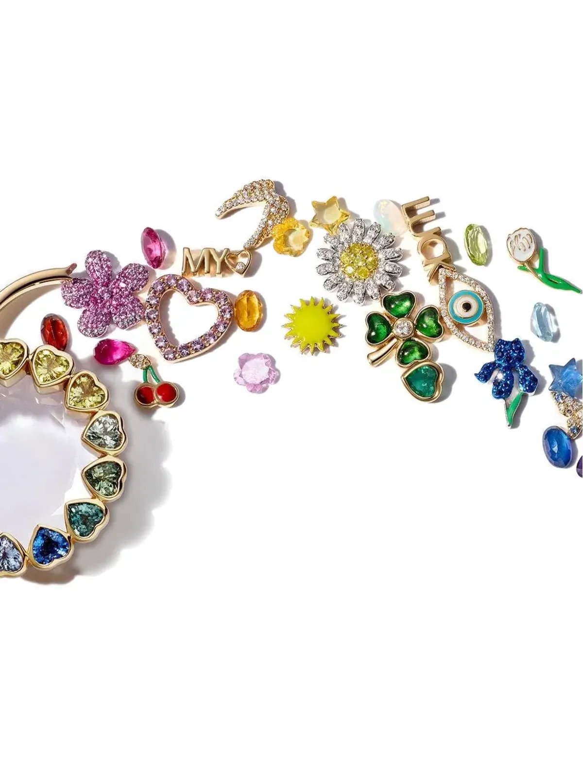 Loquet 18K イエローゴールド イービルアイ ネックレス - 画像3