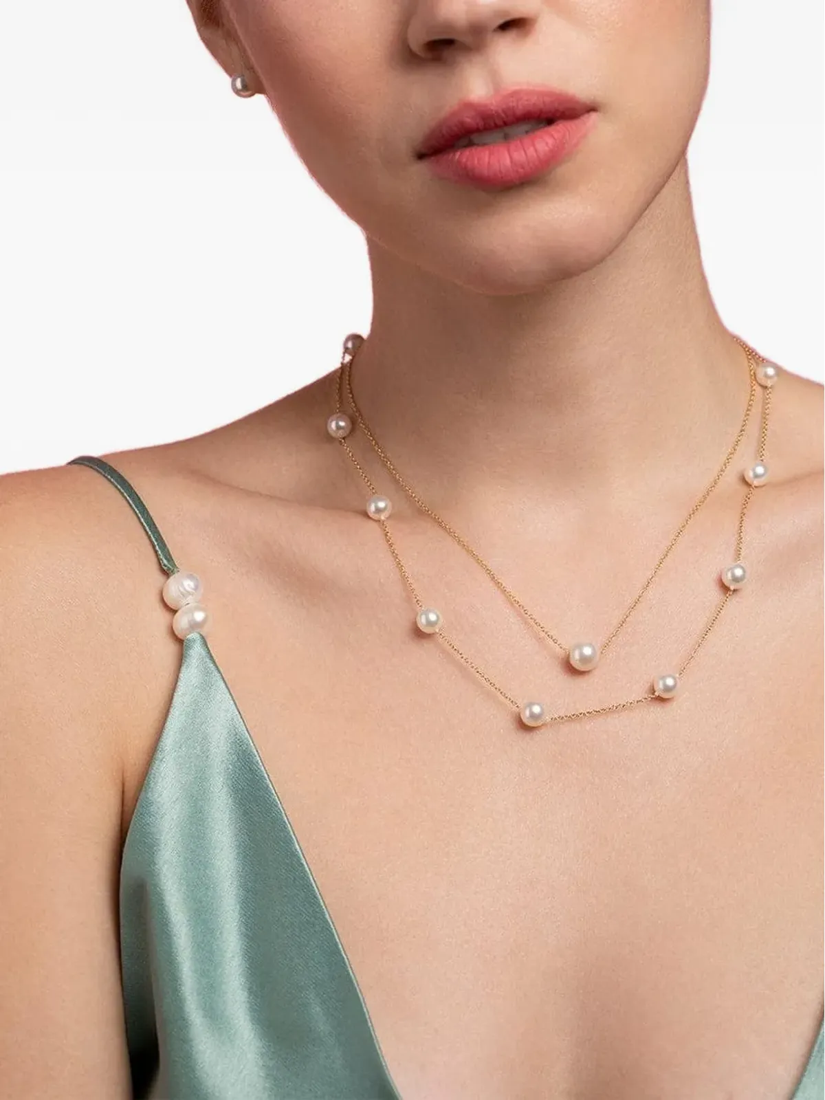Baggins 14kt イエローゴールド アコヤ真珠 ネックレス - 画像2