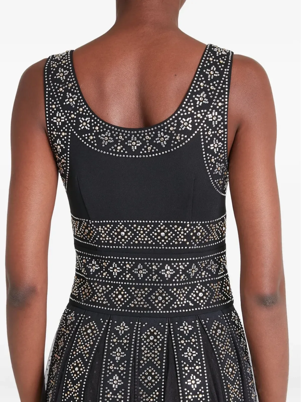 Temperley London エンベリッシュド プリーツ ミディドレス - ブラック - 画像5