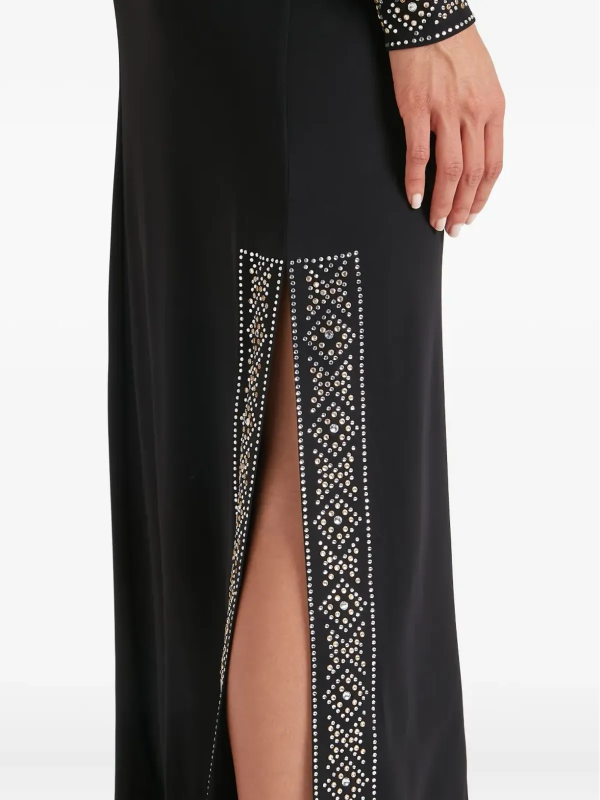 Temperley London Gallantry V-neckドレス - ブラック - 画像4