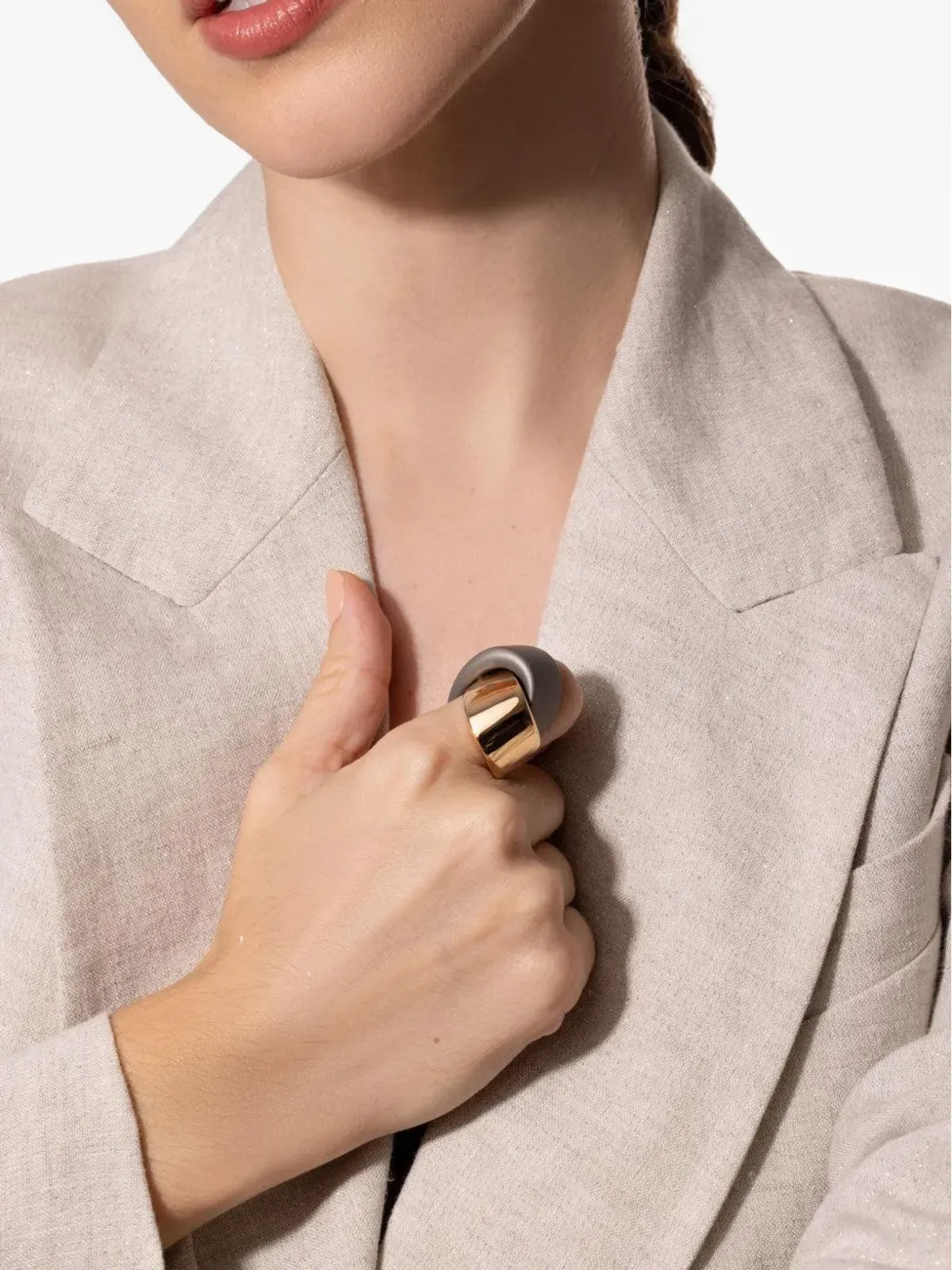 VHERNIER Abbraccio knot Ring - 画像2