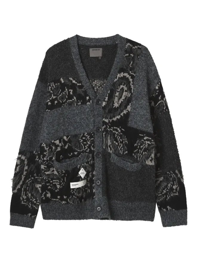 Musium Div. Musium Div. Vネックカーディガン ブラックの商品画像