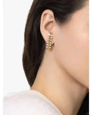 DENISE CASSOU 18K イエローゴールド ダイヤモンド列状イヤリング - サムネイル3
