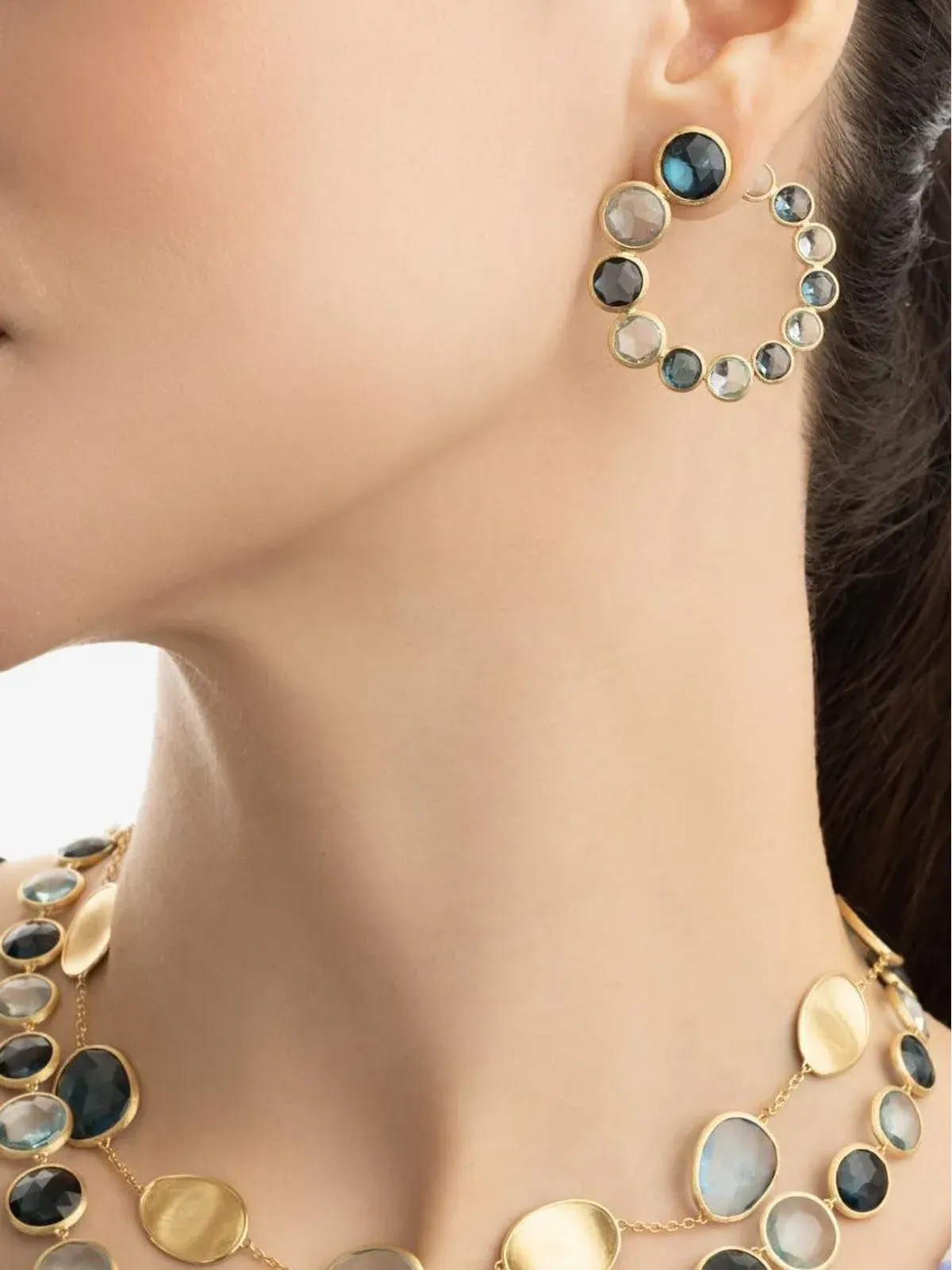 Marco Bicego 18K イエローゴールド ステートメントピアス - 画像4