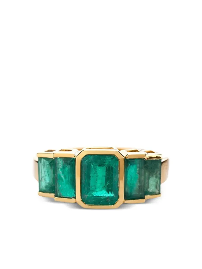 YI Collection YI Collection 18K イエローゴールド エメラルド リングの商品画像