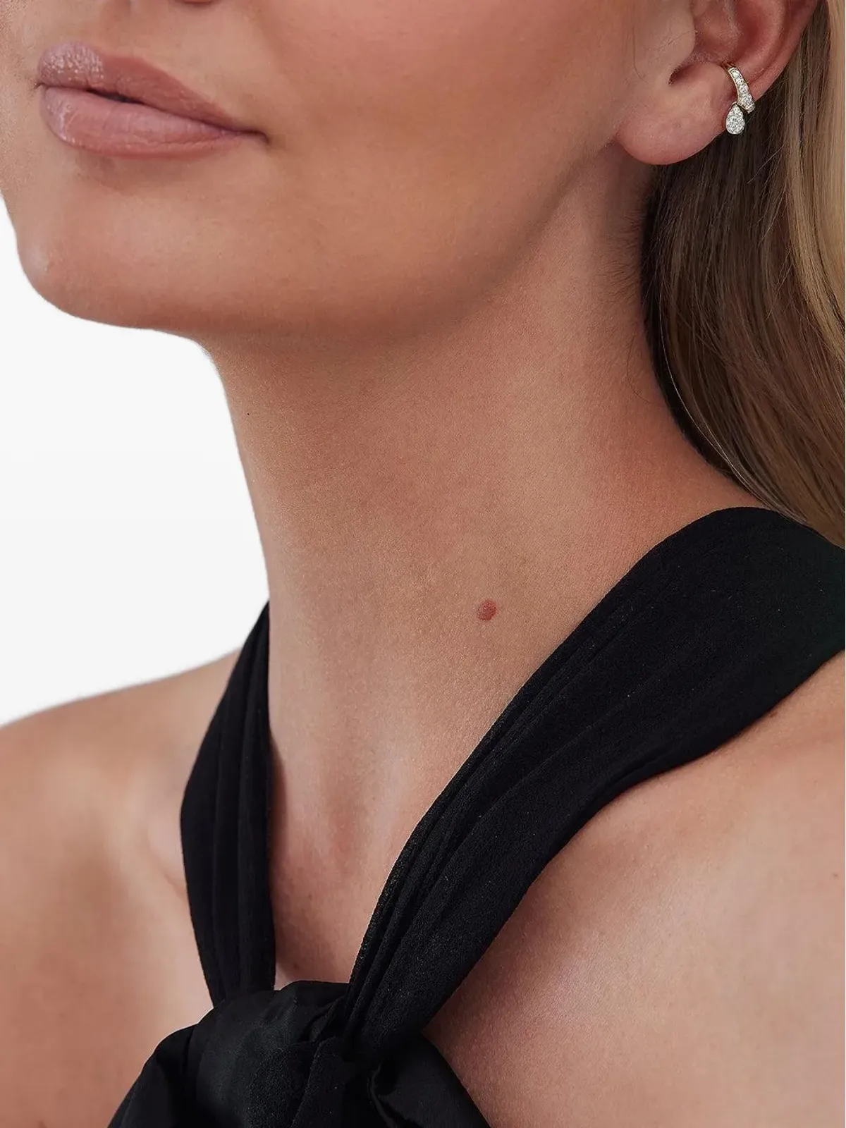 Sara Weinstock 18K イエローゴールド ダイヤモンド イヤーカフ - 画像2