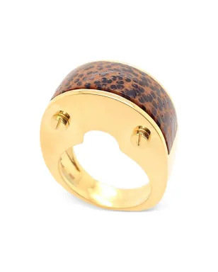 Brooks Brothers 18K yellow gold Salvaggio ring - サムネイル1