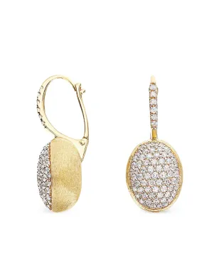 NANIS 18K イエローゴールド ダイヤモンド ボール ピアス - サムネイル2