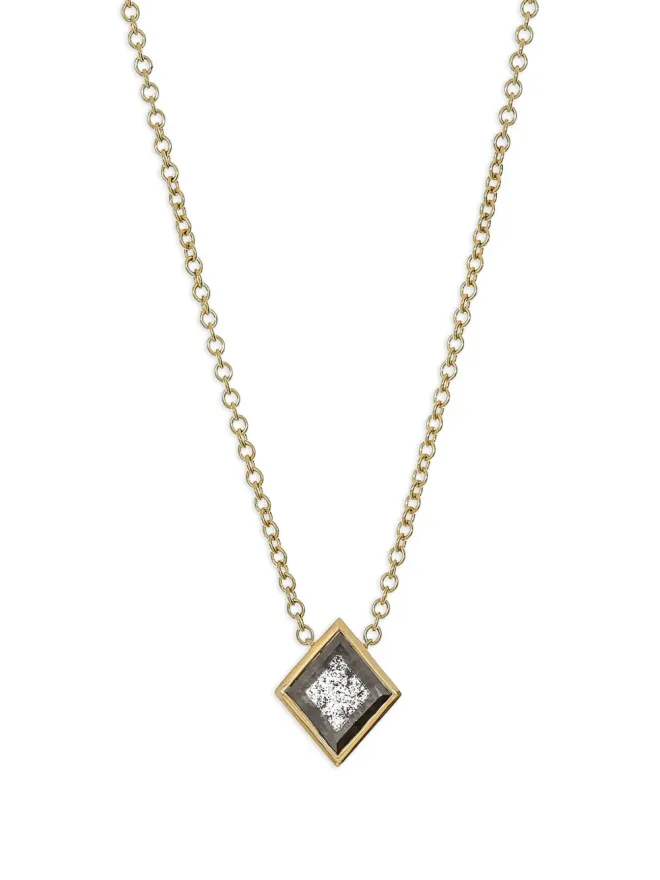 NIMO WITH LOVE NIMO WITH LOVE 18Kイエローゴールド ベゼルセッティング ダイヤモンド ネックレスの商品画像