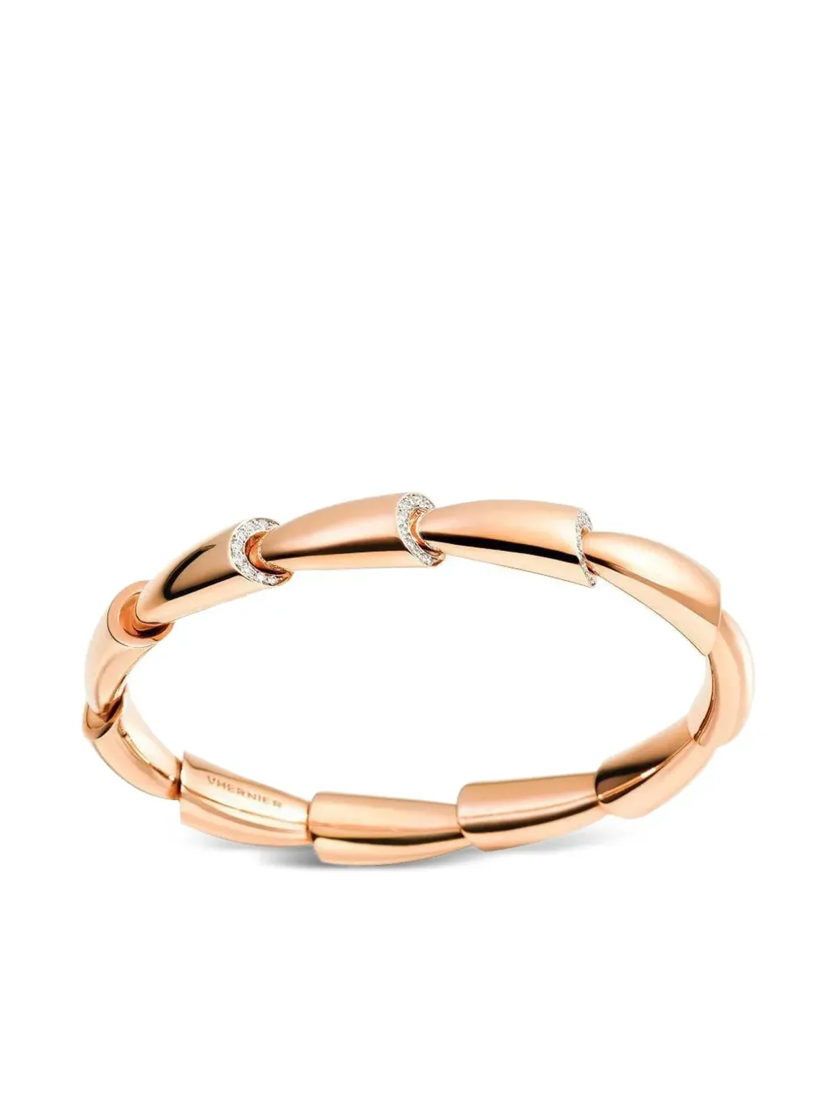 VHERNIER 18K ローズゴールド ダイヤモンド ブレスレット - ピンク - 画像1