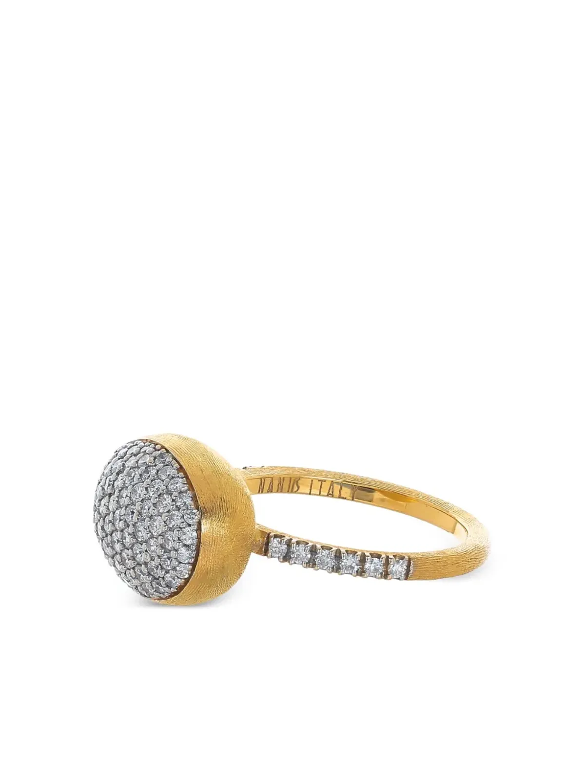 NANIS 18K イエローゴールド バブルダイヤモンド リング - 画像3