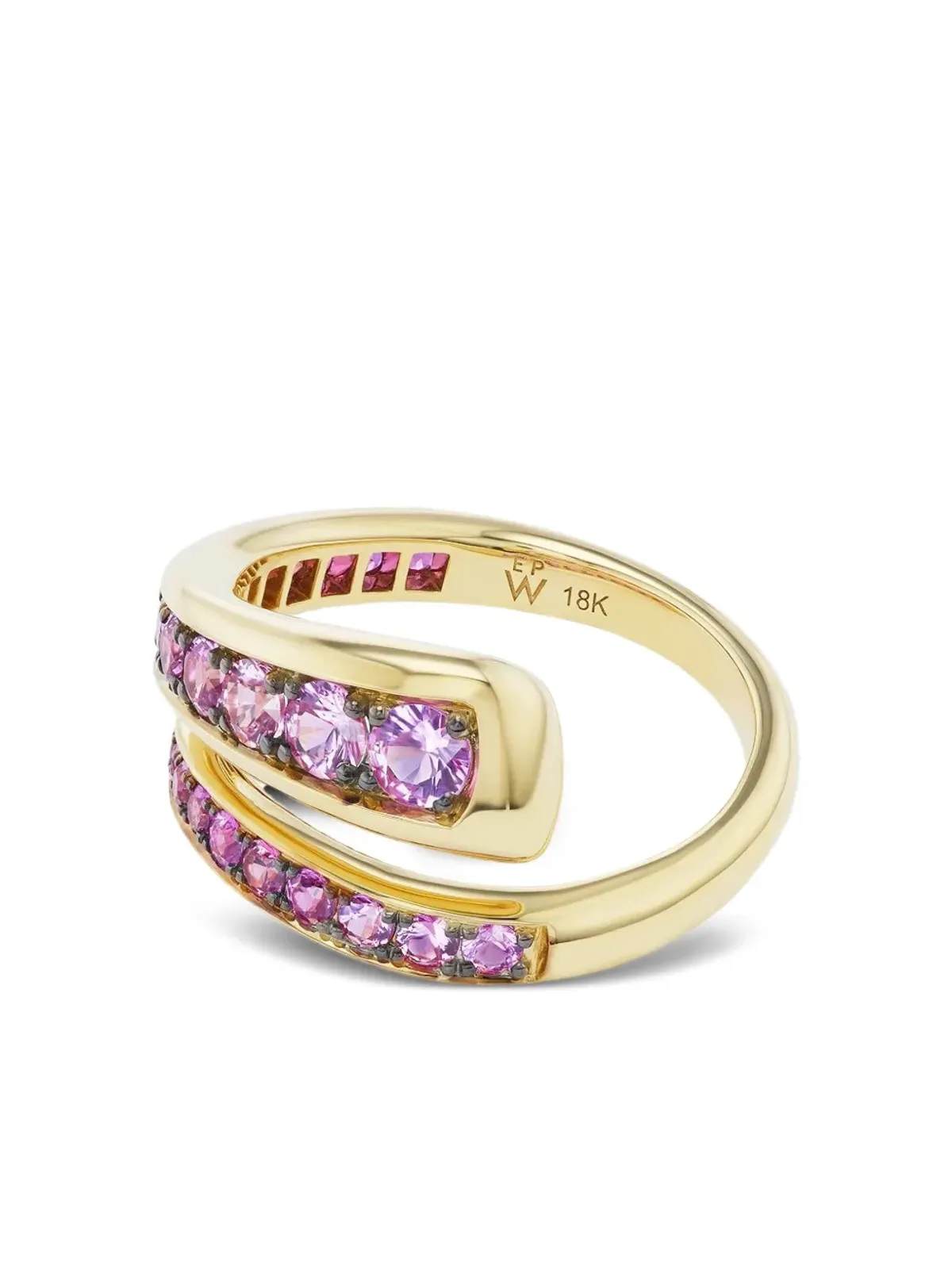 EMILY P. WHEELER 18K イエローゴールド サファイア リング - 画像3