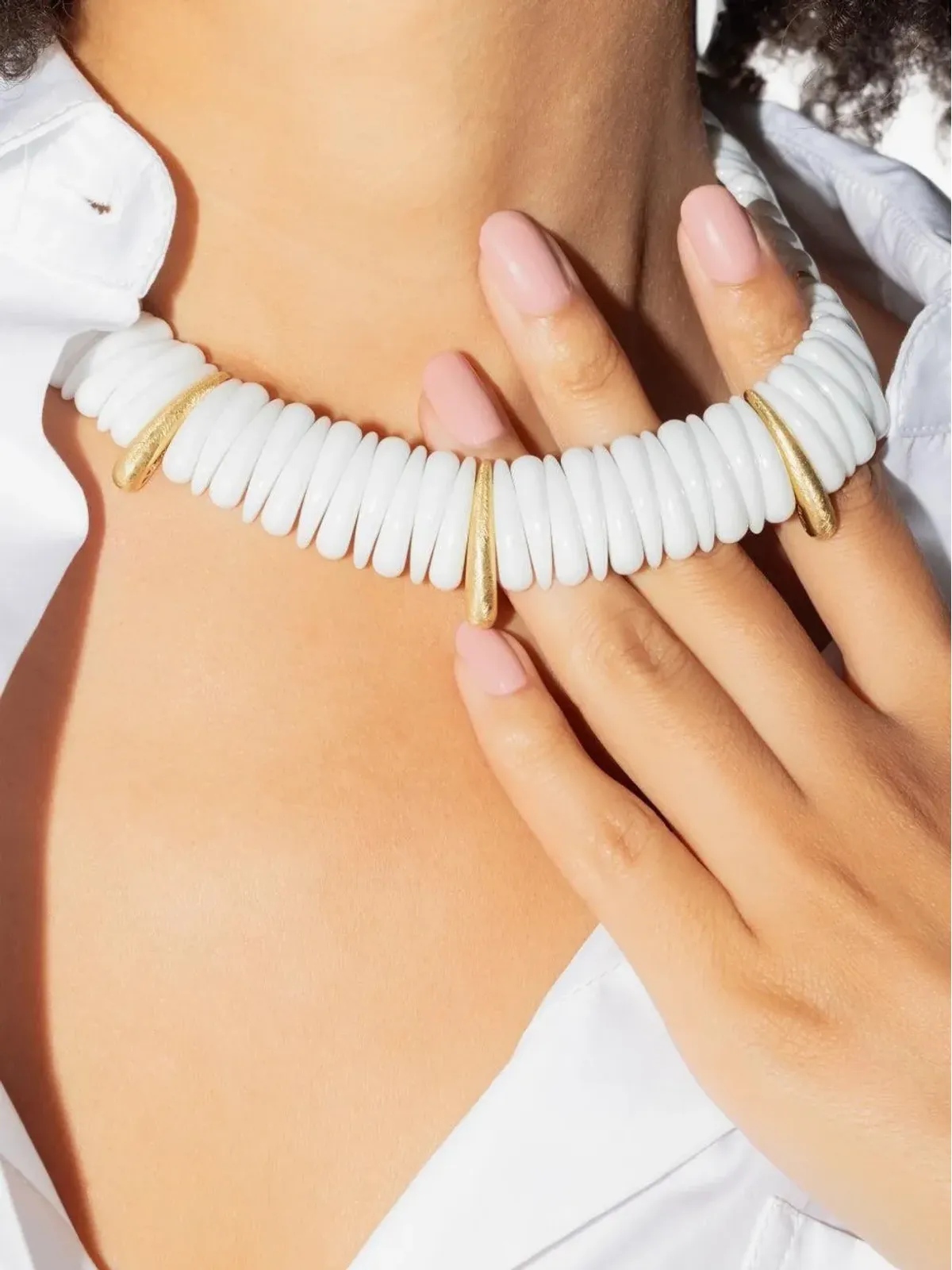 Roberto Demeglio Artiglioネックレス - White - 画像4