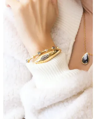 NIMO WITH LOVE 18K イエローゴールド ザ・スタッカー ダイヤモンド ブレスレット - サムネイル4