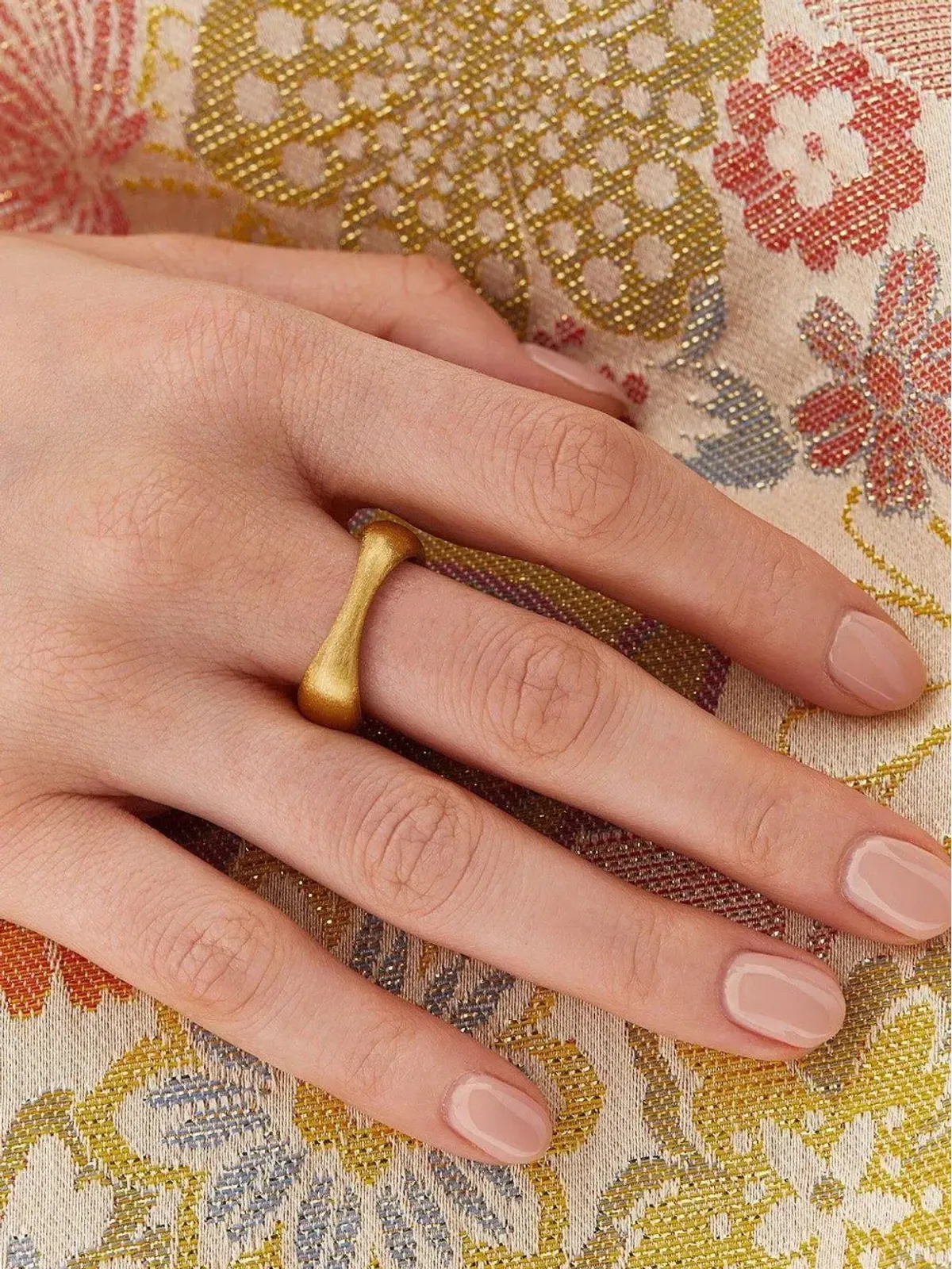NANIS 18K yellow gold Trasformista ring - 画像2