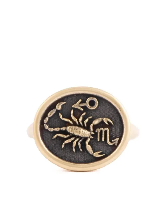 Sylva & Cie Sylva & Cie 蠍座サインリング 18K イエローゴールドの商品画像