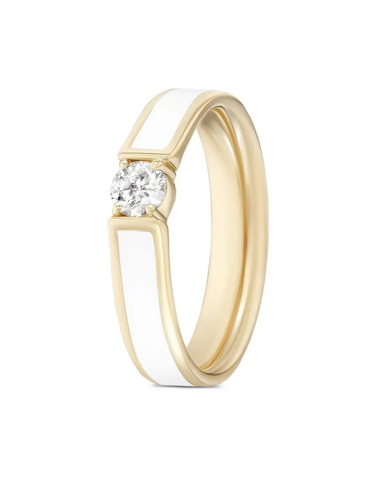 Melissa Kaye 18K イエローゴールド ハニー ダイヤモンド リング - 画像1
