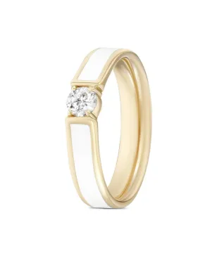Melissa Kaye 18K イエローゴールド ハニー ダイヤモンド リング - サムネイル1