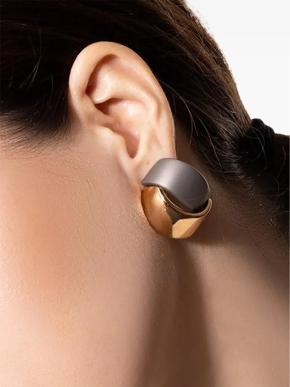 VHERNIER 18K ローズゴールド ピアス（ピンク） - 画像2