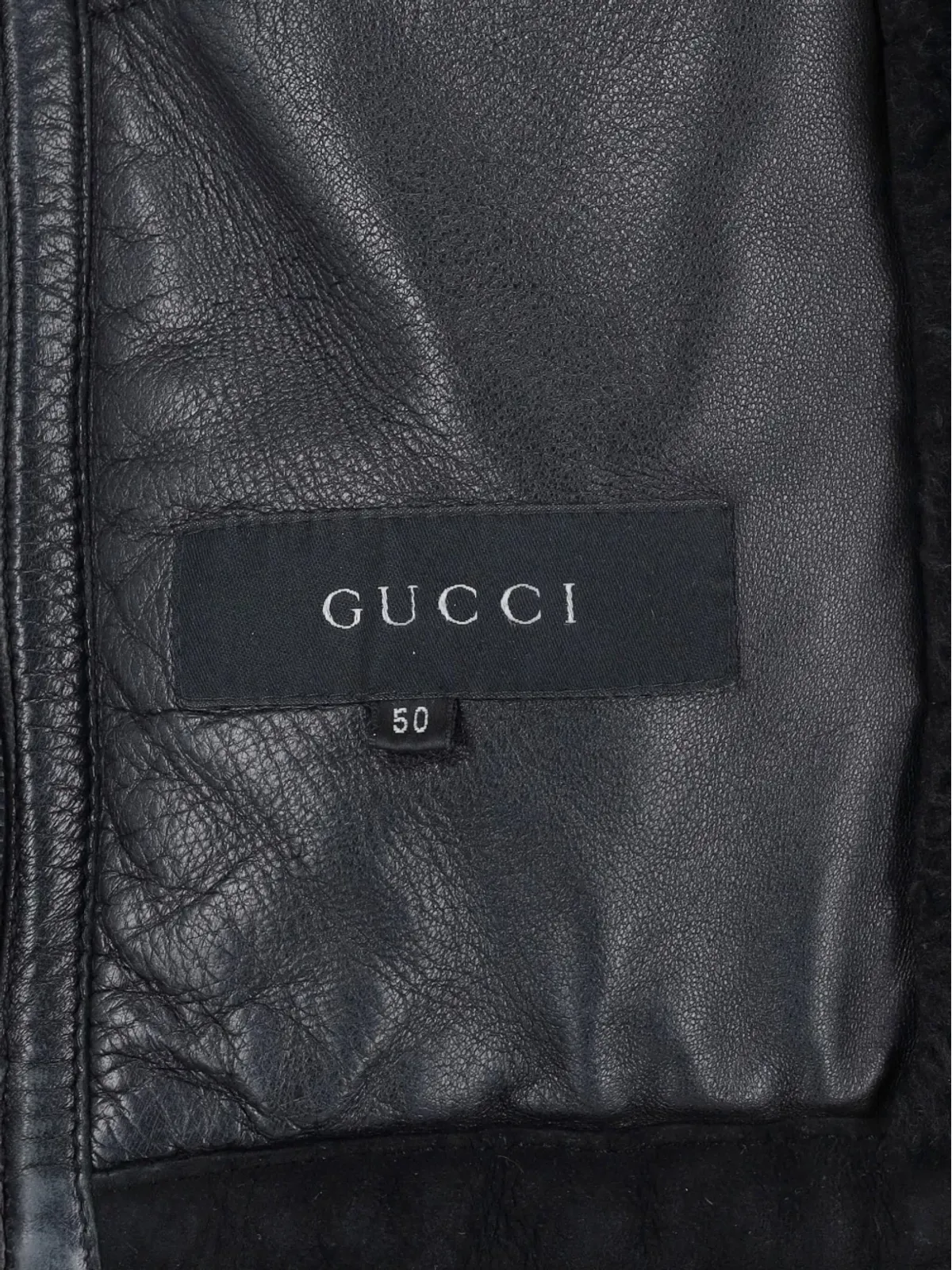 Gucci Pre-Owned 1990s シープスキン ジップフロント ジャケット - 画像5
