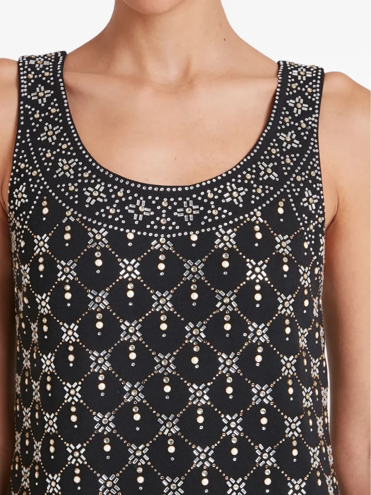 Temperley London embellished geometric mini dress - Black - 画像5