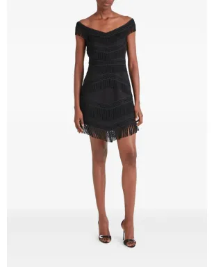 Temperley London off-shoulder fringed dress - サムネイル2