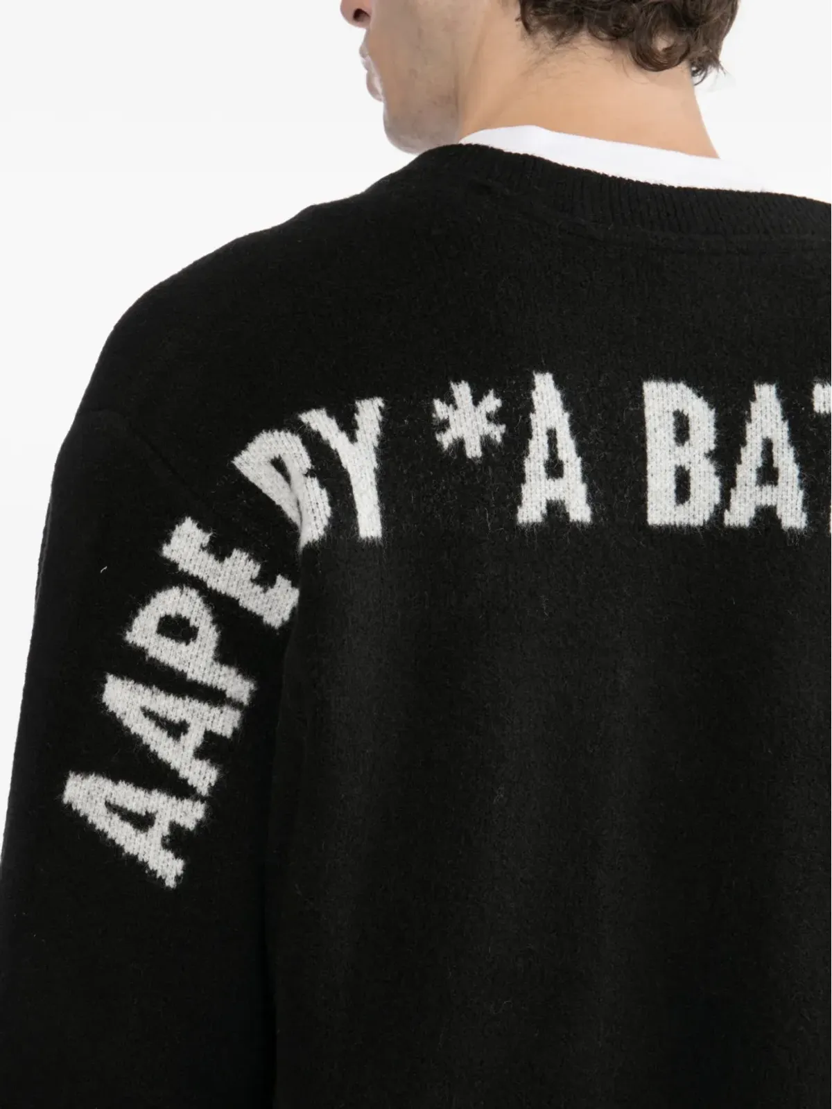 AAPE BY *A BATHING APE® ムーンフェイス カーディガン - 画像5